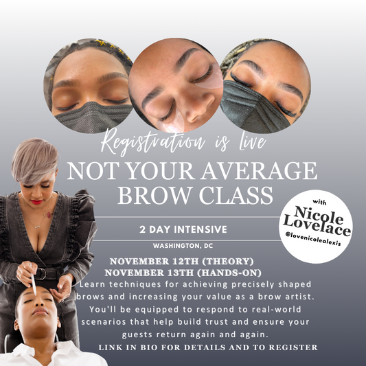 Not Your Average Brow Class (2 Day Intensive)